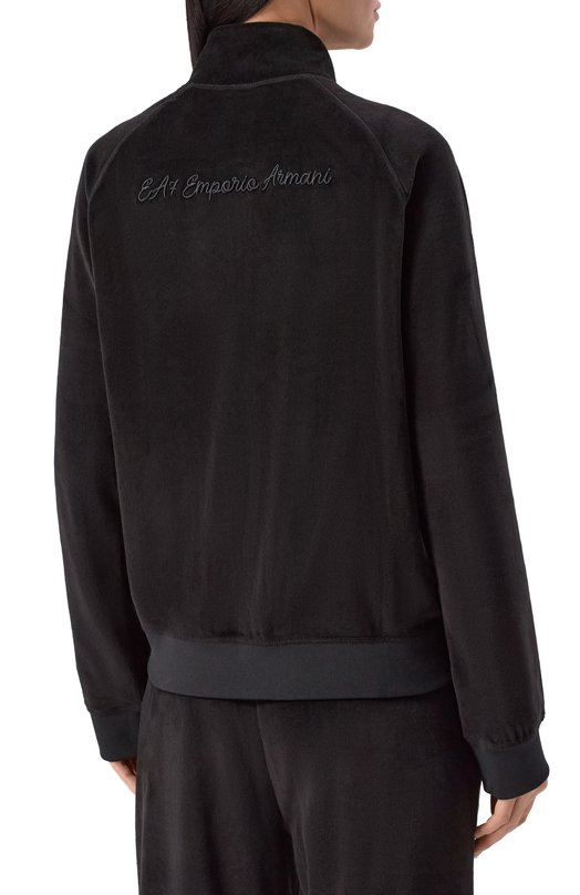 Хлопковая толстовка EA7 7W000438/AF15653 Чёрный  7W000438/AF15653 Фото 4