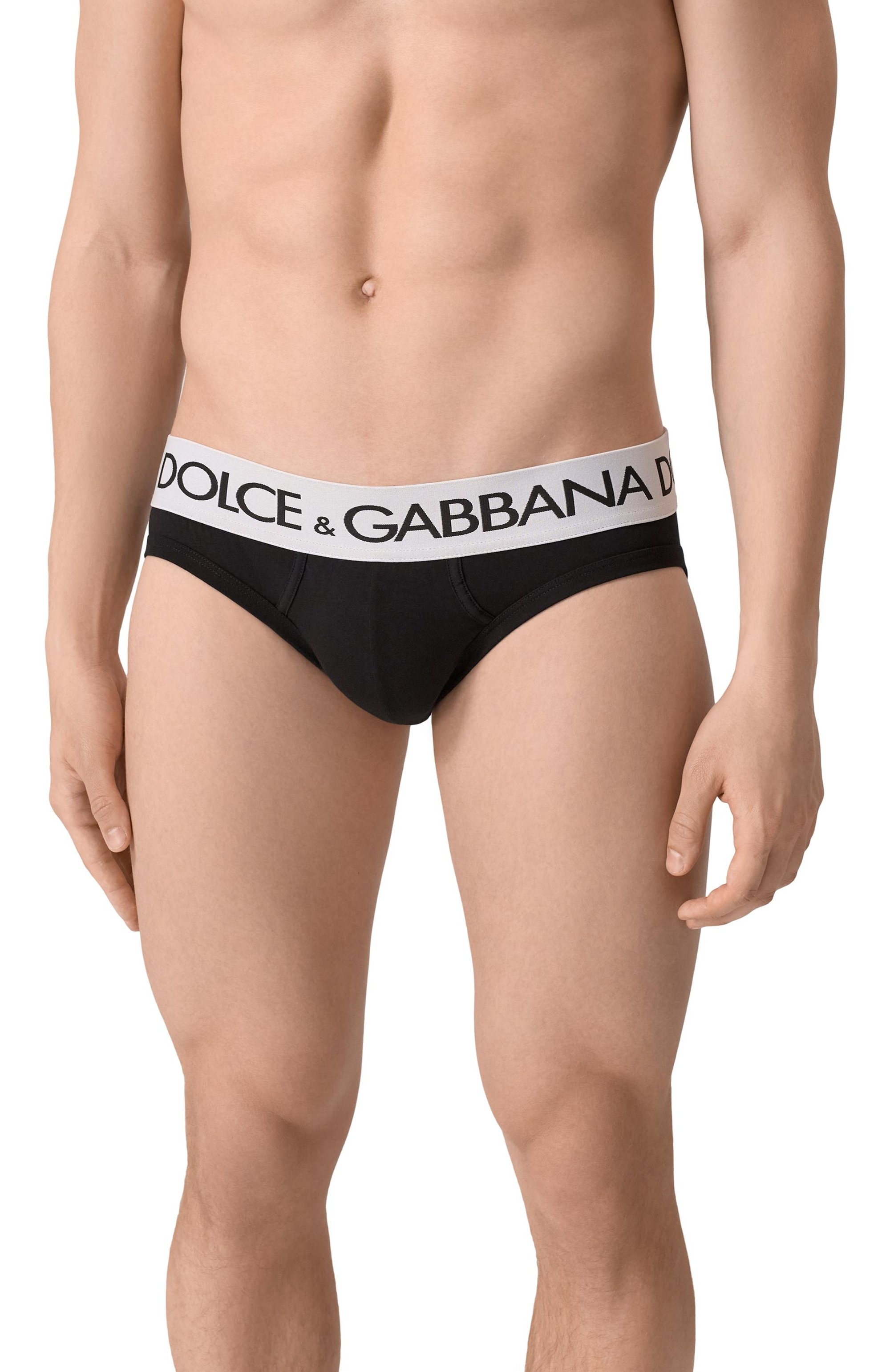 Хлопковые брифы DOLCE & GABBANA, арт. M3D03J/0NN97_001, фото 2