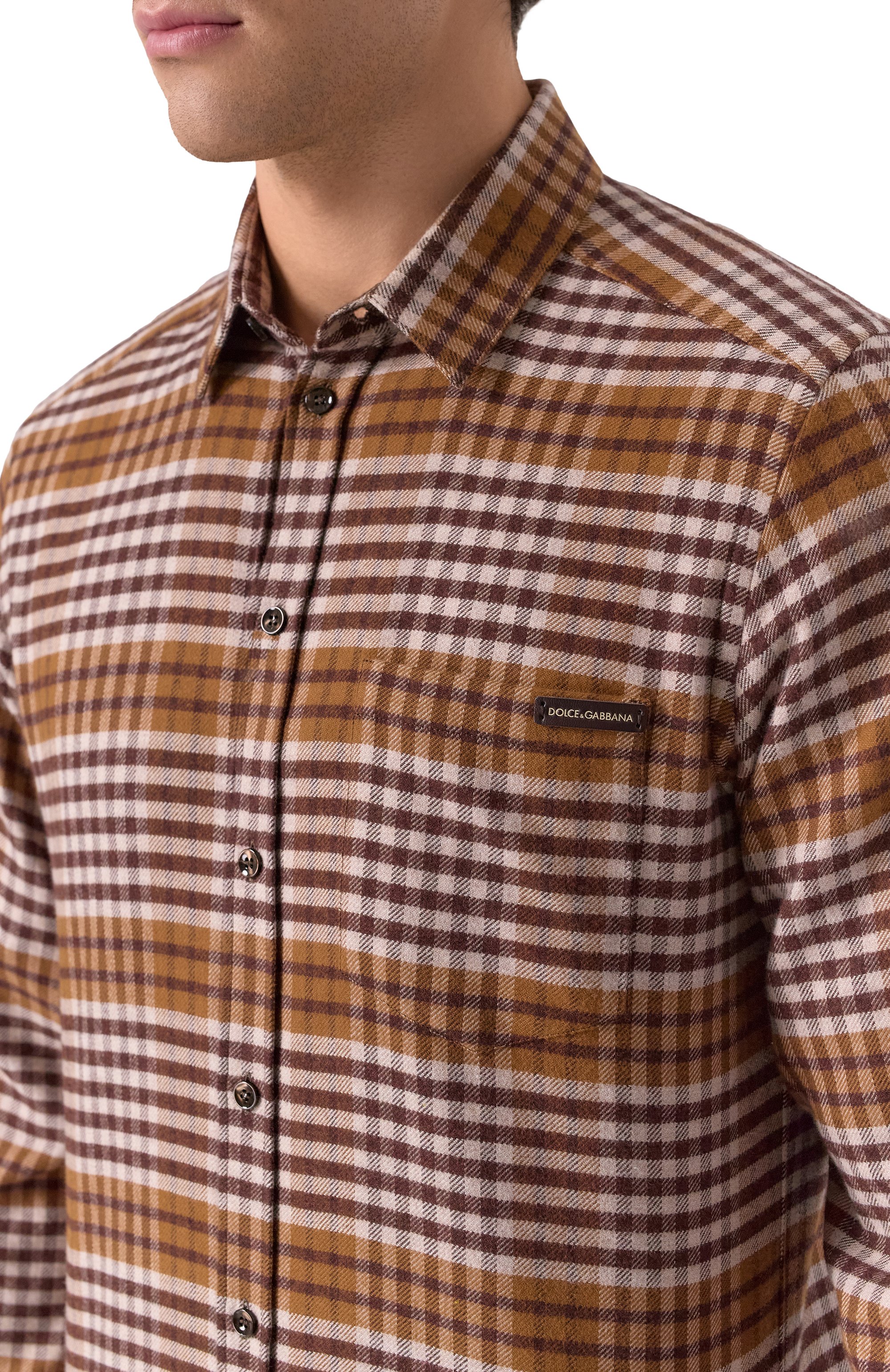 Хлопковая рубашка DOLCE & GABBANA, арт. G5JZ9T/GJ291, фото 5