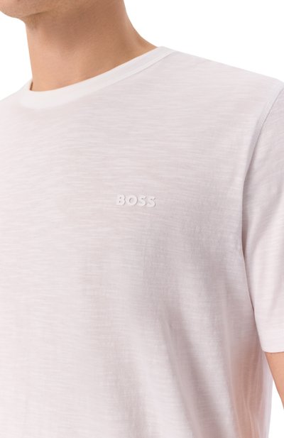 Хлопковая футболка BOSS ORANGE, арт. 50508243, фото 5