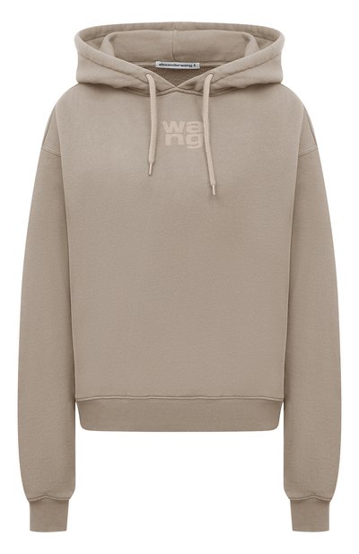Женский хлопковое худи ALEXANDERWANG.T, арт. 4CC3212043