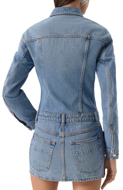 Джинсовое платье ALEXANDER WANG, арт. 4DC1256585, фото 4