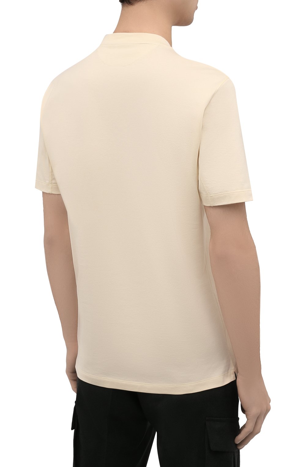 Хлопковая футболка BRUNELLO CUCINELLI, арт. M0T611308, фото 4