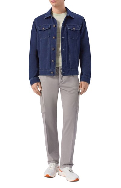 Мужская хлопковая футболка PAUL&SHARK, арт. 26411009