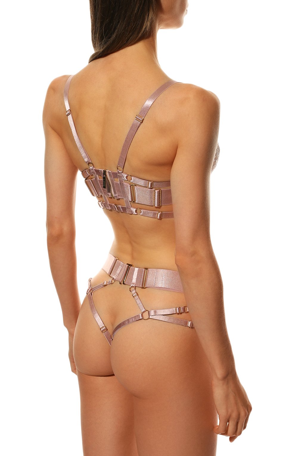 Бюстгальтер с мягкой чашкой BORDELLE розового цвета по цене 55650 руб., арт. VITA WRAP WIRE BRA, фото 3 Бюстгальтер с мягкой чашкой BORDELLE, арт. VITA WRAP WIRE BRA, фото 3