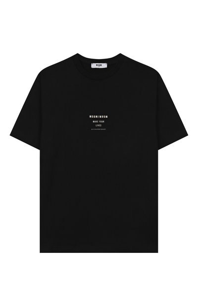 Хлопковая футболка MSGM KIDS, арт. F5MSJBTH215