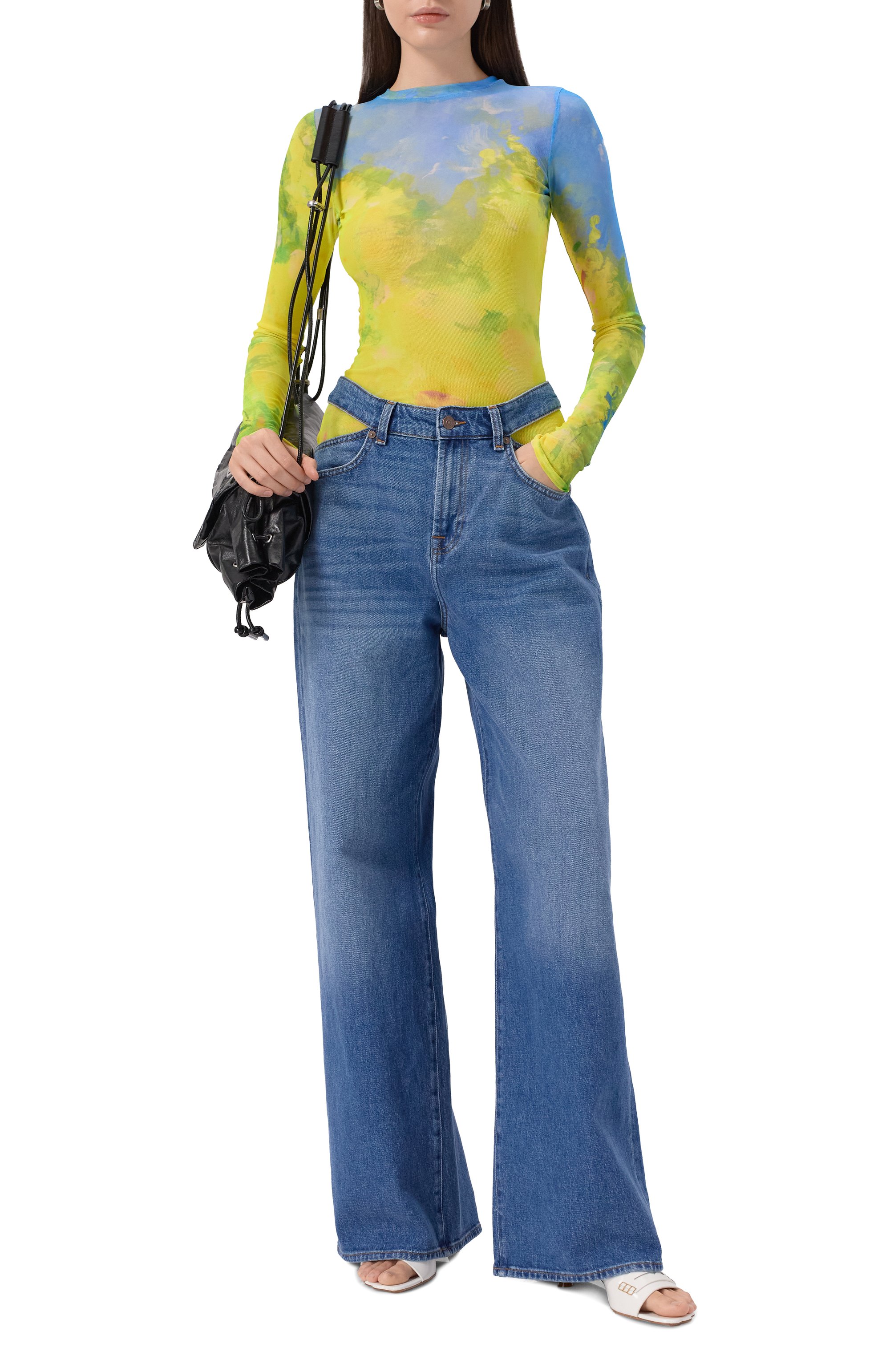 Джинсы scout 7 FOR ALL MANKIND синего цвета по цене 32950 руб., арт. 7U230C10, фото 2 Джинсы scout 7 FOR ALL MANKIND, арт. 7U230C10, фото 2