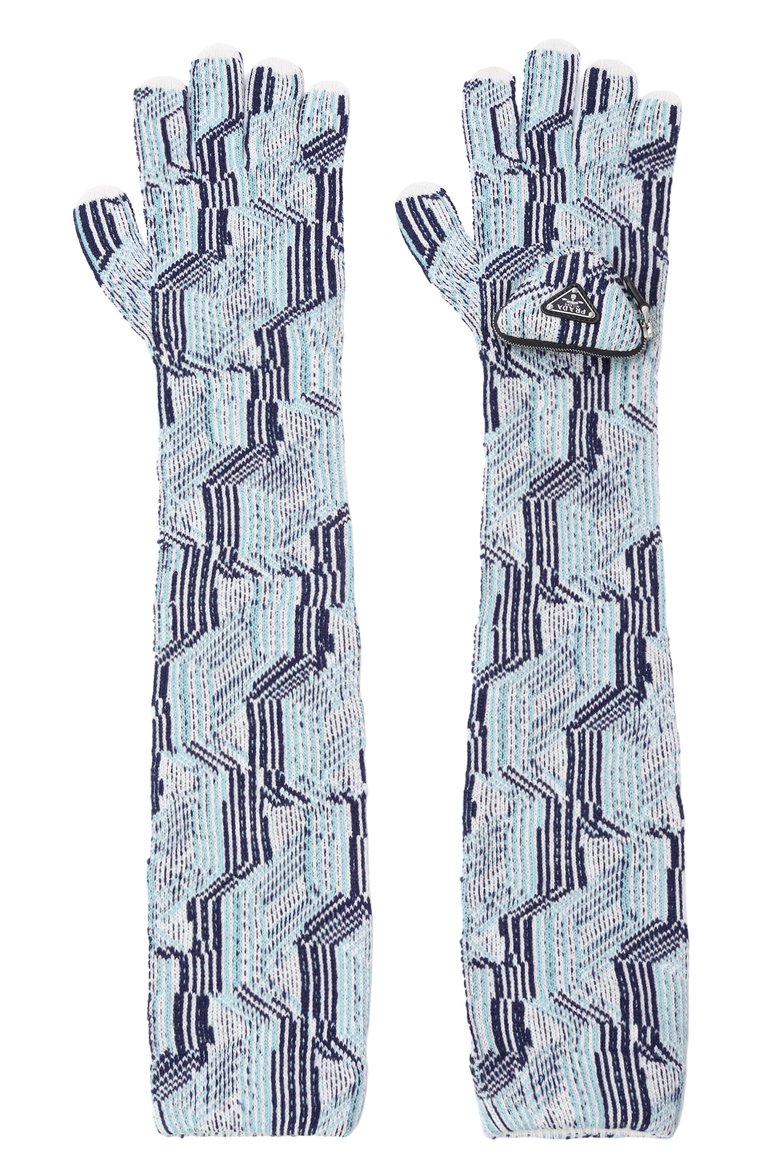 Шерстяные перчатки PRADA, арт. 27447-1ZK9-F0K2X, фото 2