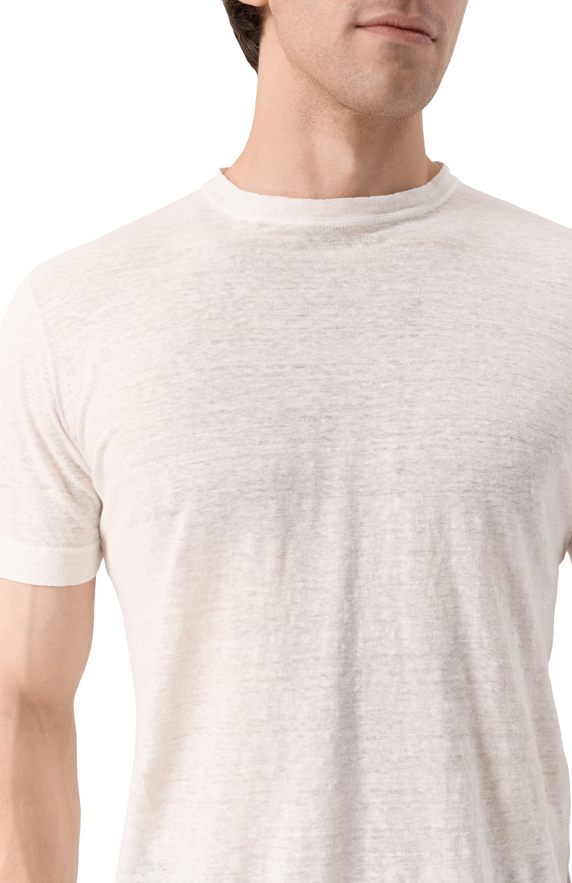 Льняная футболка CANALI, арт. T0869/MJ02244, фото 5