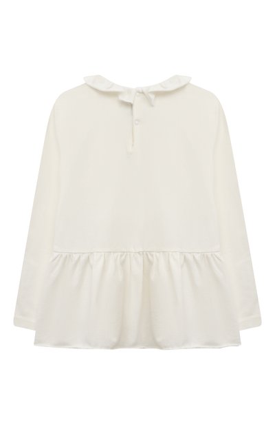 Хлопковая блузка IL GUFO белого цвета по цене 9255 руб., арт. A22TA319M7016/10A-14A, фото 2 Хлопковая блузка IL GUFO, арт. A22TA319M7016/10A-14A, фото 2