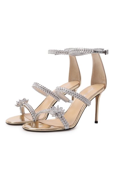 Женские кожаные босоножки lotus flower 100 MACH & MACH, арт. R26S091295SPEMEK