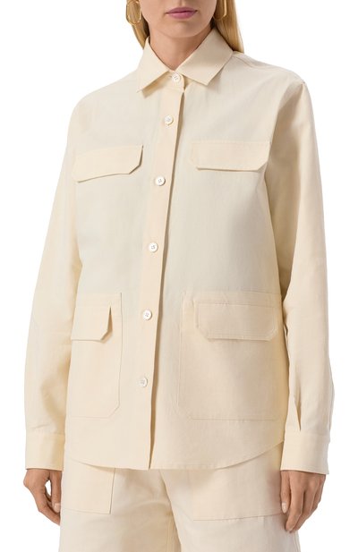 Рубашка из хлопка и льна MVST, арт. M25.2MW.B402, фото 3