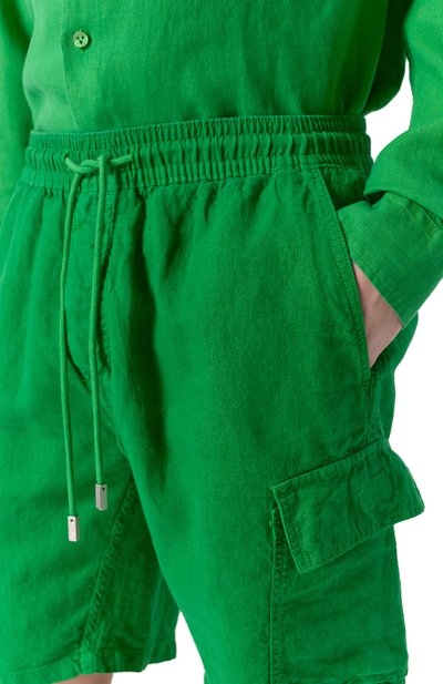 Льняные шорты VILEBREQUIN, арт. BAIE/AU101, фото 5