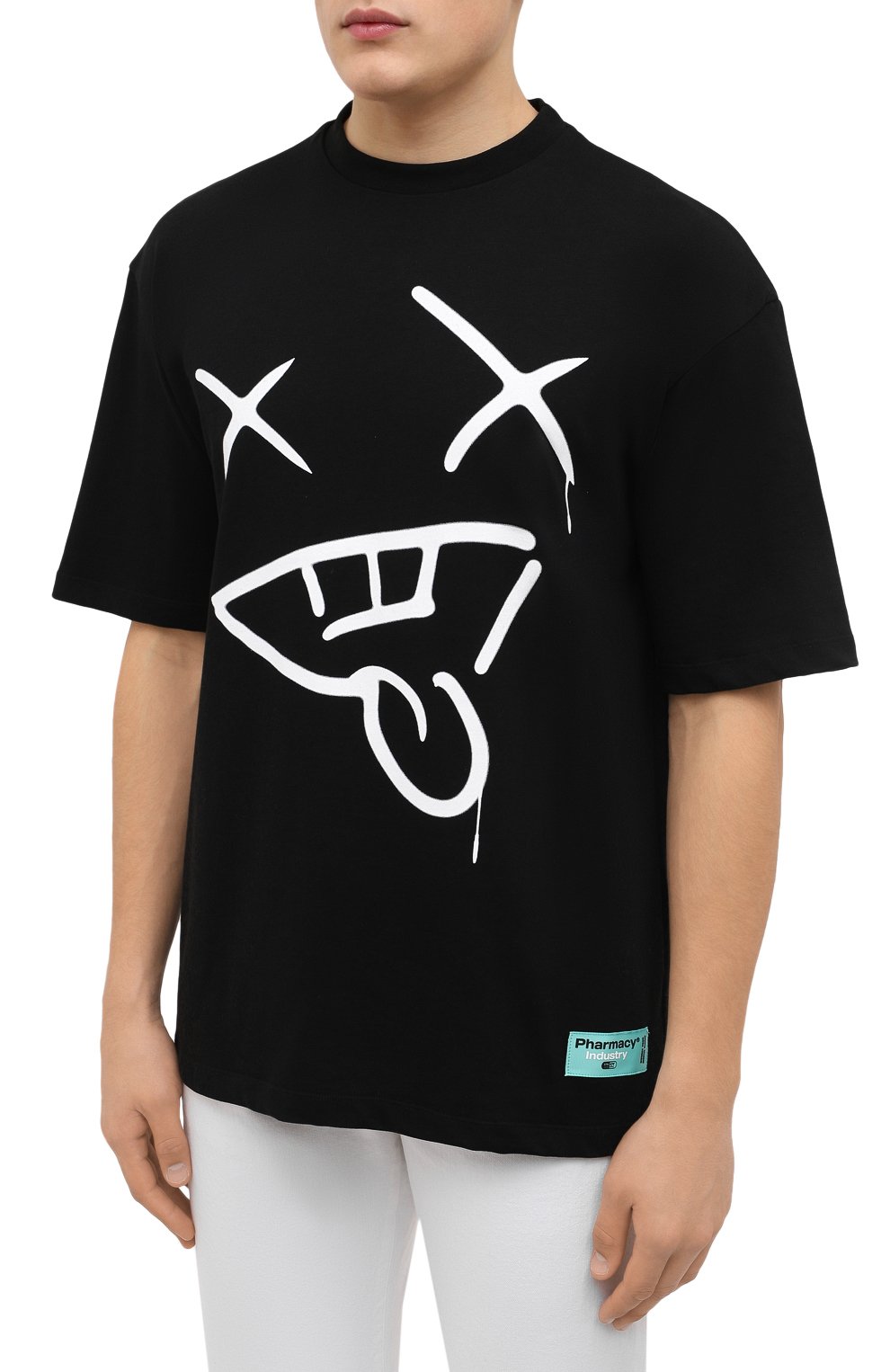 Хлопковая футболка PHARMACY INDUSTRY, арт. PHMSTMM327, фото 3