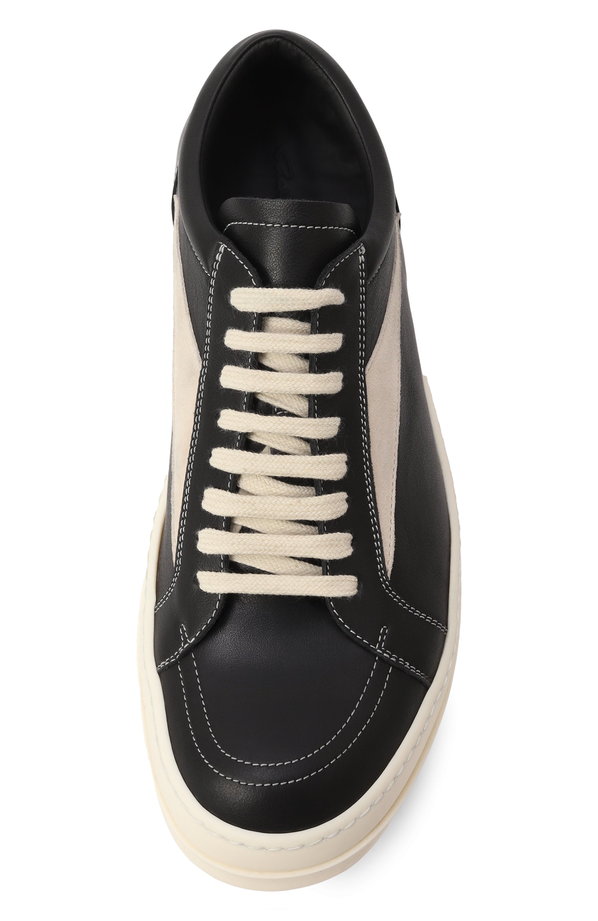 Кожаные кеды hollywood RICK OWENS, арт. RU01E5897/LC0LVS, фото 6