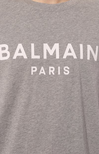 Хлопковая футболка BALMAIN, арт. CH1EG000/BB73, фото 5