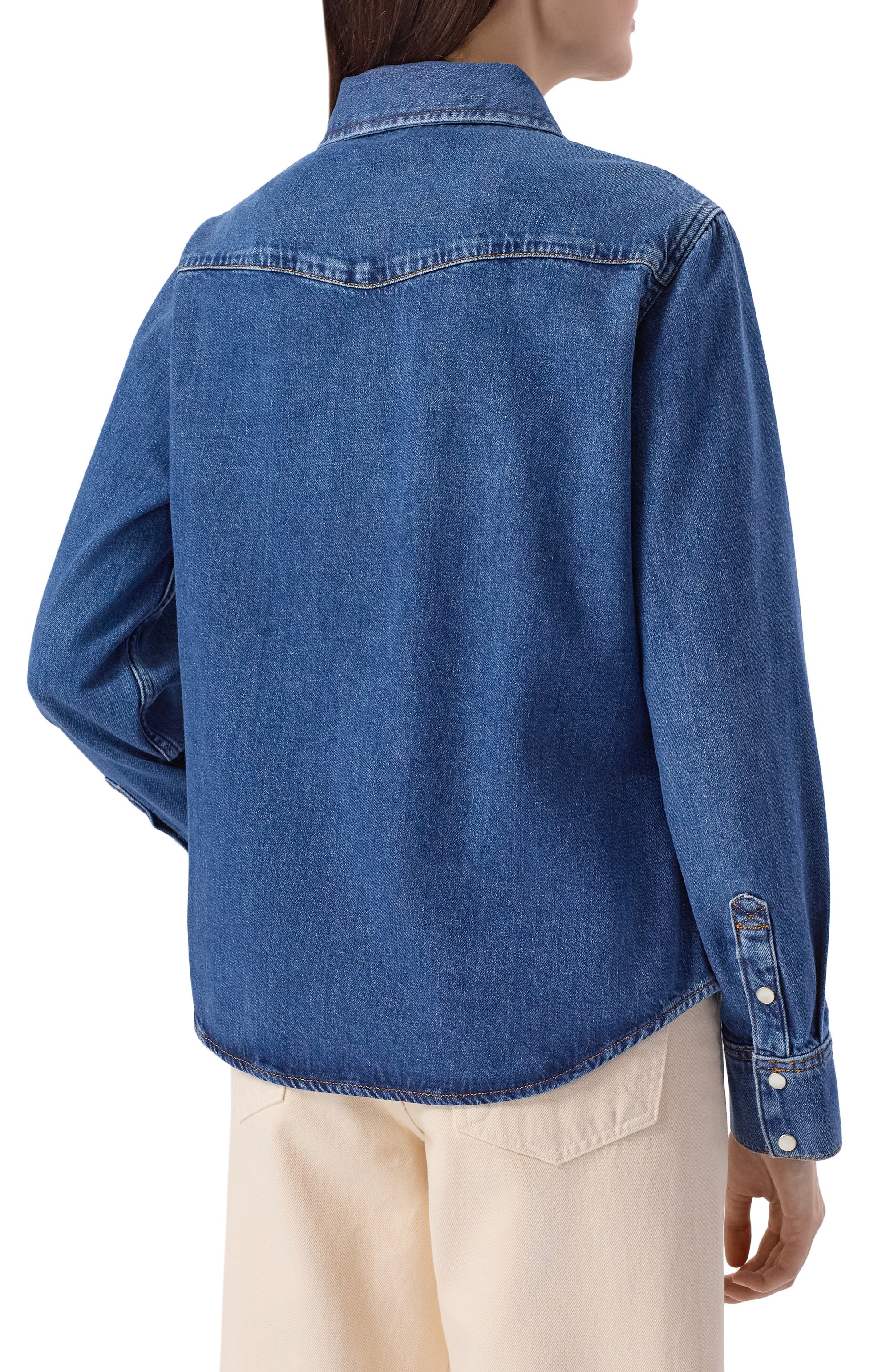 Джинсовая рубашка FRAME DENIM, арт. 7035217/THE CLASSIC SHIRT, фото 4