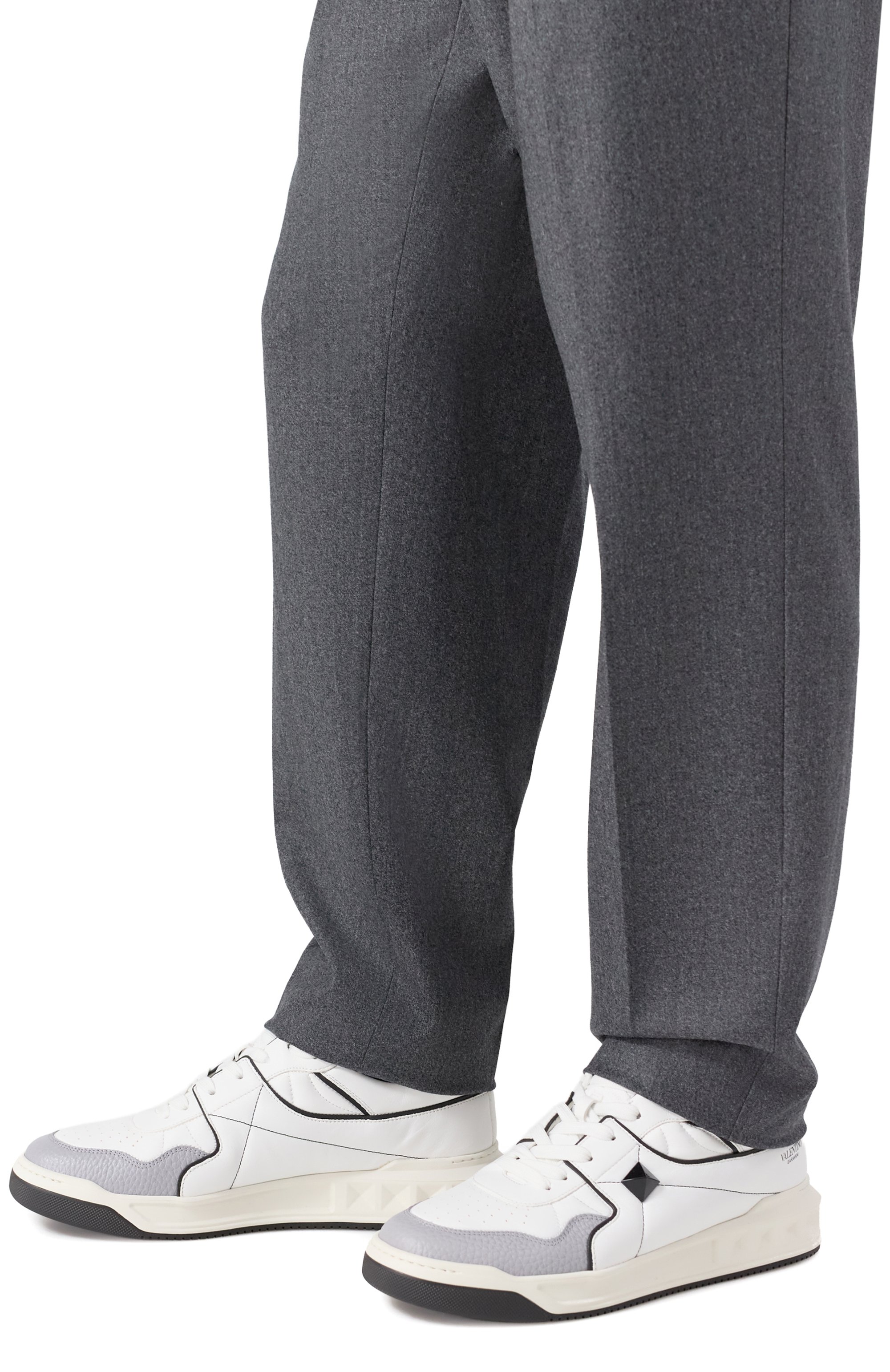 Кожаные кеды one stud VALENTINO, арт. 7Y2S0E71/NWN, фото 3