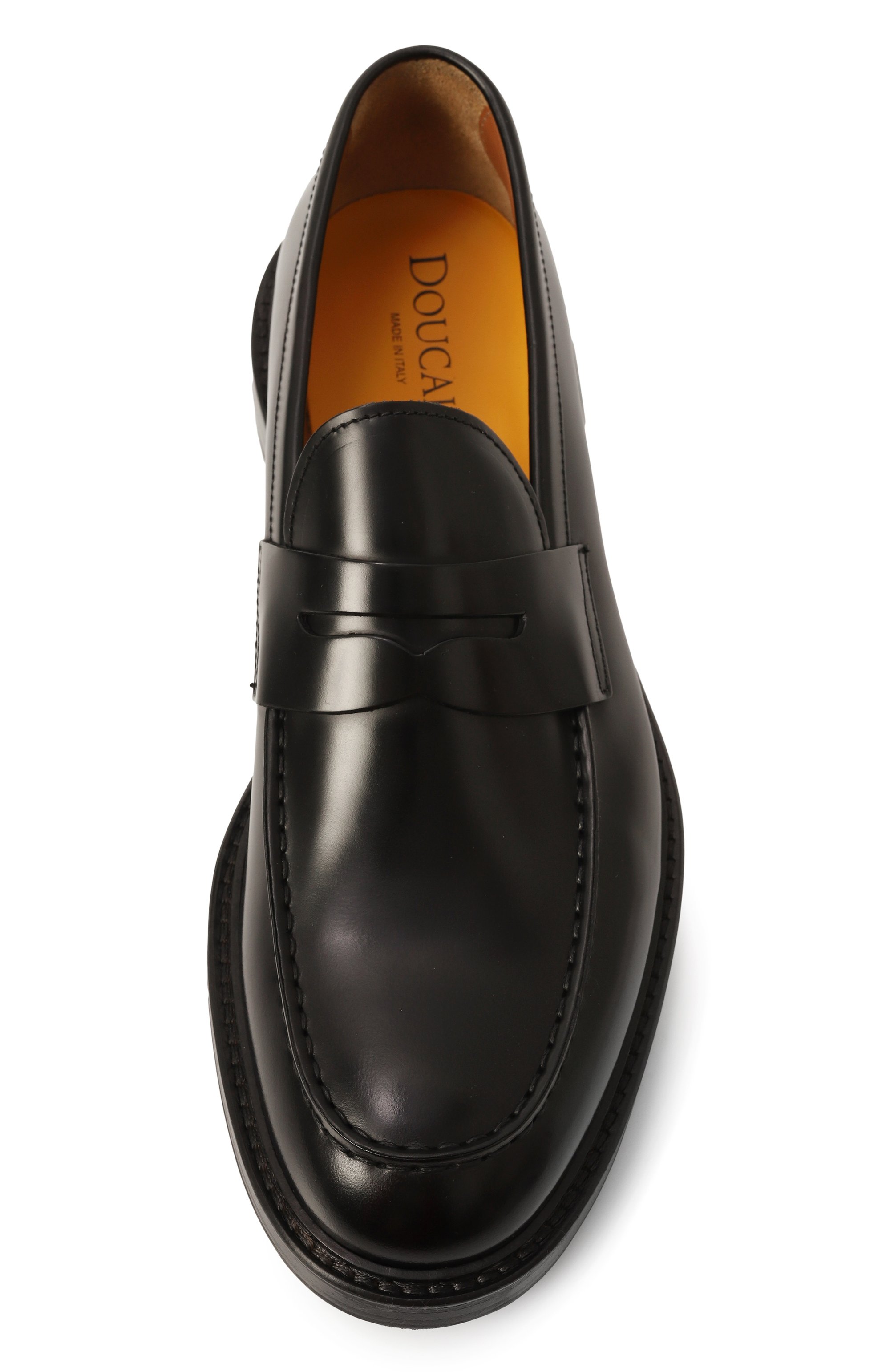 Кожаные пенни-лоферы DOUCAL'S, арт. DU2528SIEWUF007N, фото 6