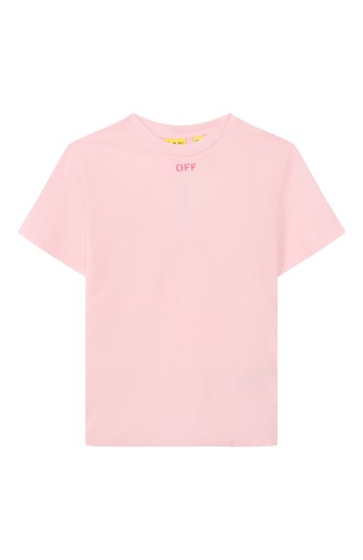 Хлопковая футболка OFF-WHITE, арт. 0GAA001S26JER006