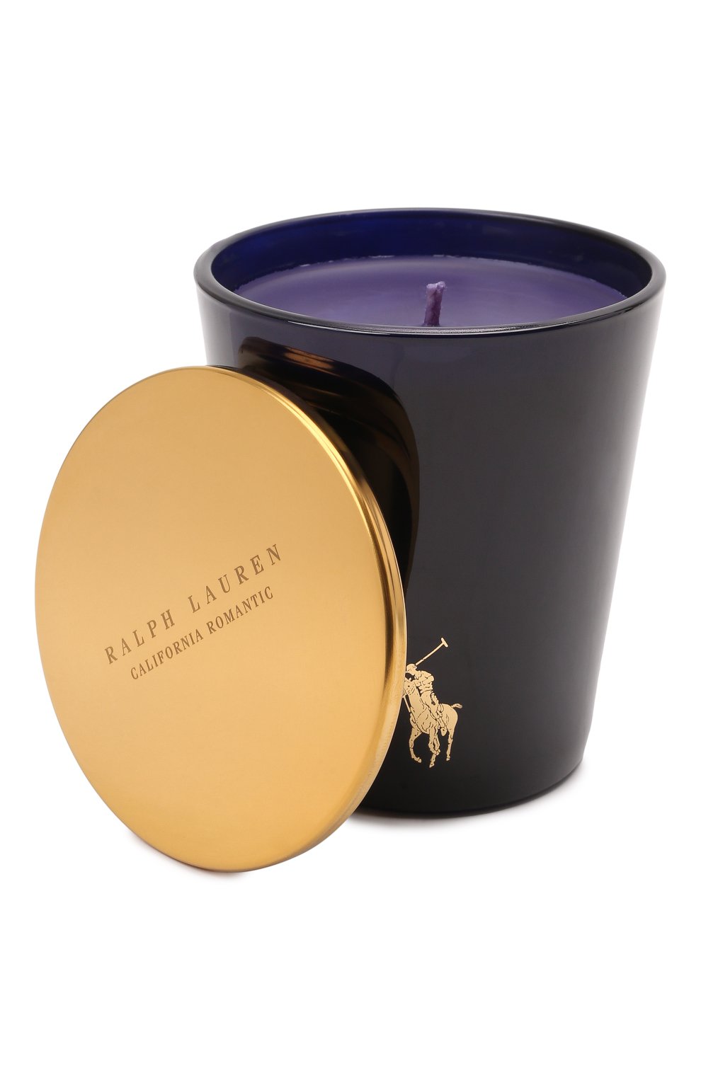 Свеча в стакане RALPH LAUREN синего цвета по цене 6535 руб., арт. 684798466, фото 1 Свеча в стакане RALPH LAUREN, арт. 684798466, фото 1