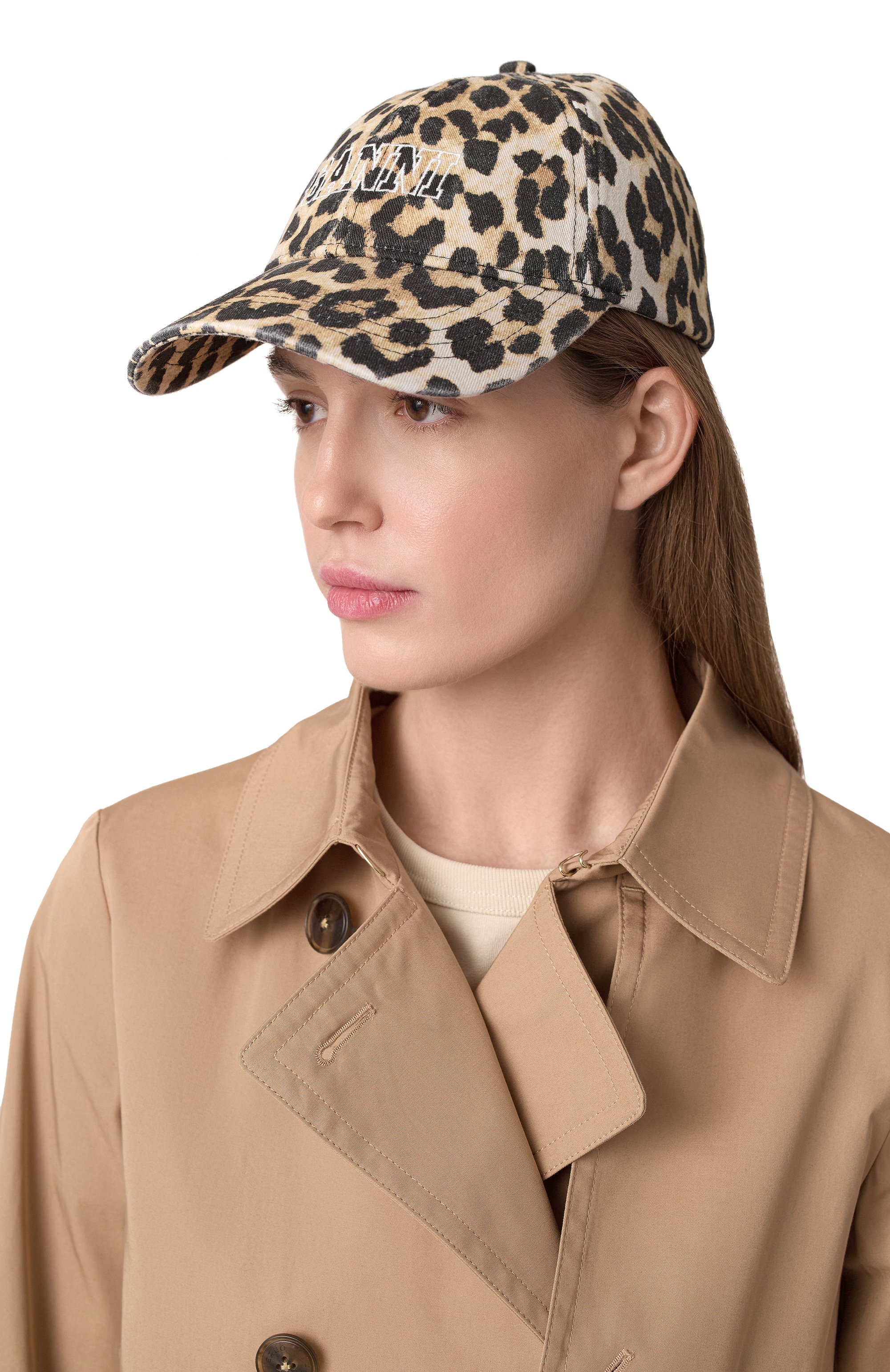 Хлопковая бейсболка GANNI, арт. A6303/5890, фото 2