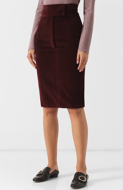 Вельветовая юбка BRUNELLO CUCINELLI, арт. MA107G2729, фото 3