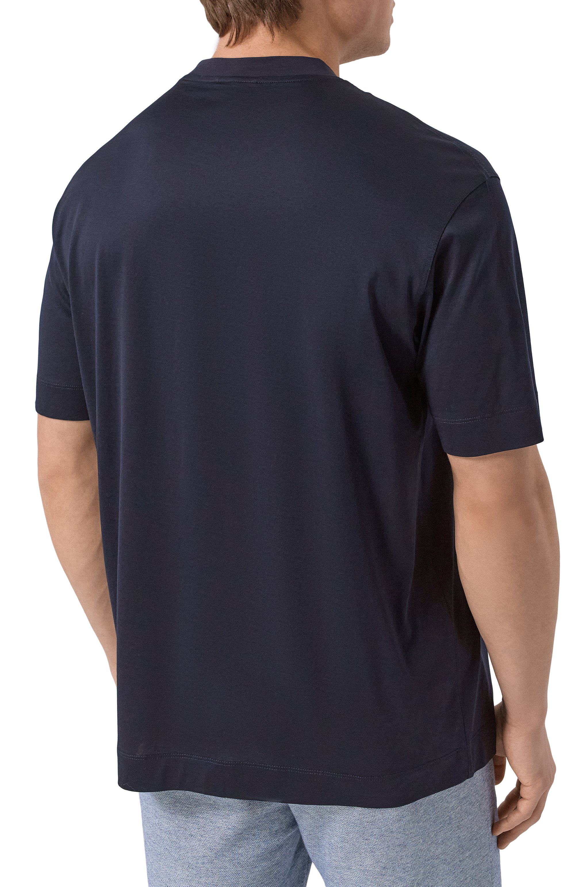 Футболка из лиоцелла и хлопка EMPORIO ARMANI, арт. EM001033/AF10017, фото 4