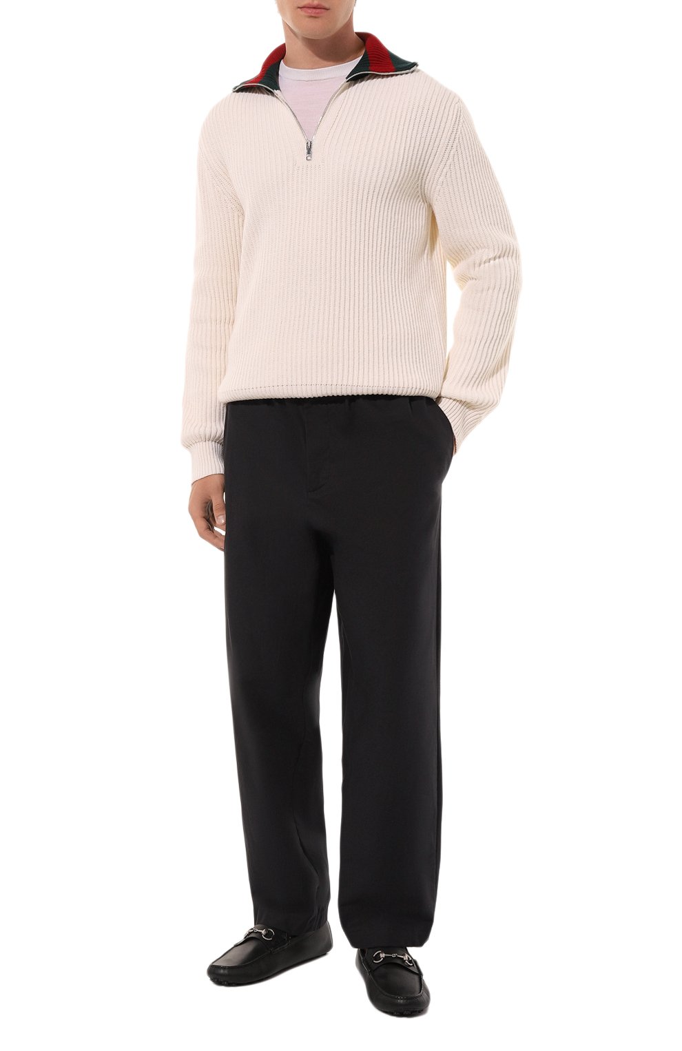 Шерстяной свитер GUCCI белого цвета по цене 176500 руб., арт. 770440/XKDNE, фото 2 Шерстяной свитер GUCCI, арт. 770440/XKDNE, фото 2