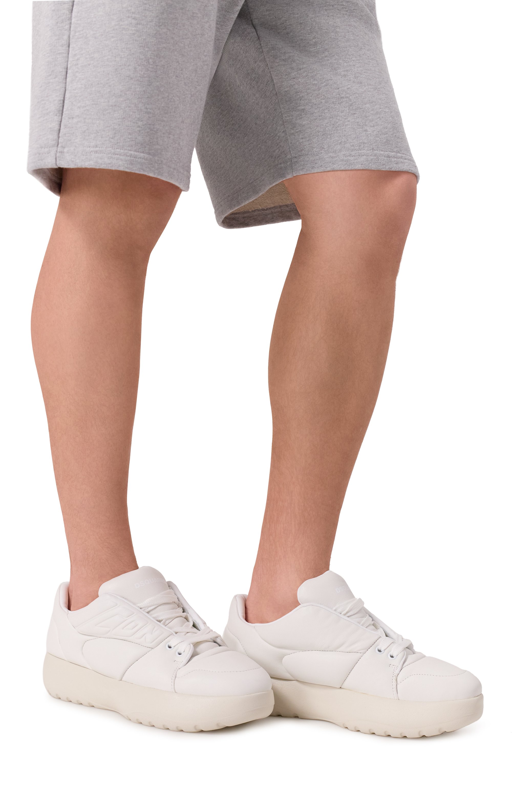 Кожаные кроссовки icon new generation puffer DSQUARED2, арт. SNM0420, фото 3