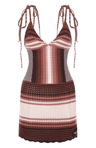 Женское хлопковое платье THE ATTICO, арт. 250WCA00417/CCC105AA/423