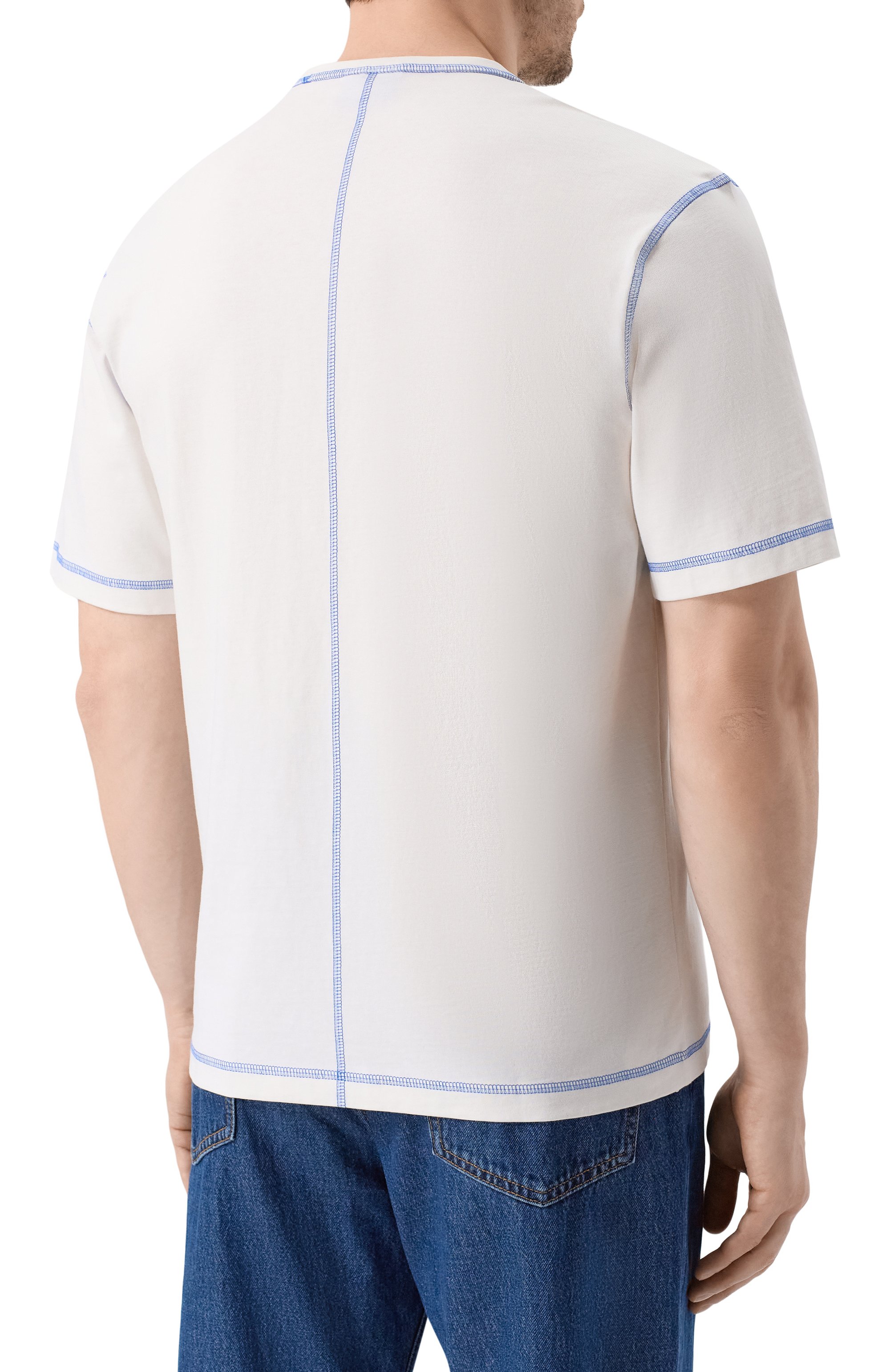 Хлопковая футболка HUGO BLUE, арт. 50553498, фото 4