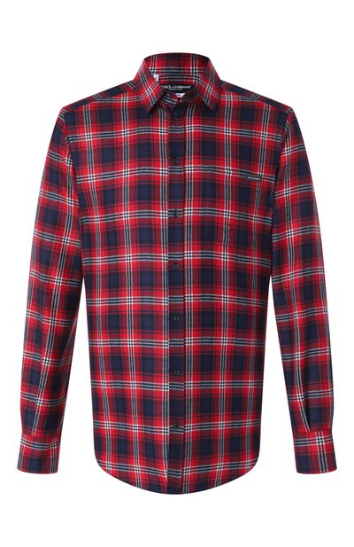 Мужская шерстяная рубашка DOLCE & GABBANA, арт. G5JZ9T/FQ2H3