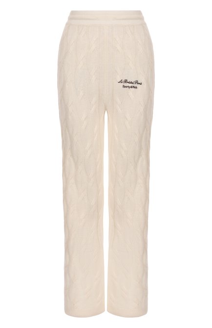 Женские брюки из кашемира и шерсти sporty &amp; rich x le bristol paris SPORTY AND RICH, арт. PA041517619CR01