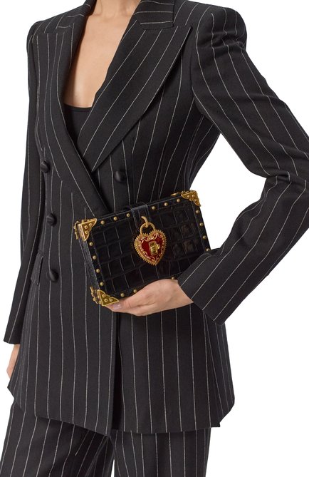 Женская сумка dolce box из кожи аллигатора DOLCE & GABBANA, арт. BB6568/A2R08