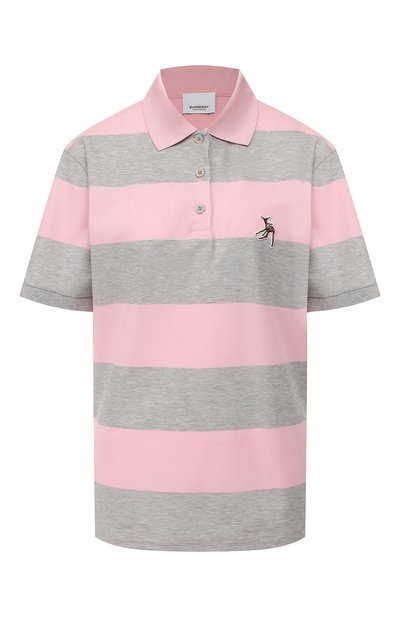 Хлопковое поло BURBERRY, арт. 8029623, фото 1