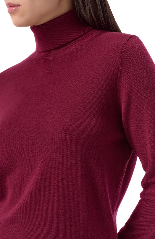 Водолазка из шерсти и шелка Windsor 52 DP631 10011011/30048282 Бордовый  52 DP631 10011011/30048282 Фото 5