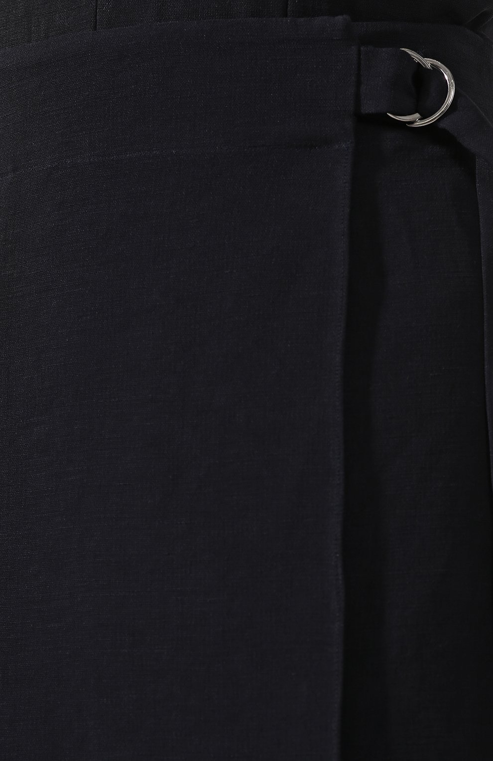 Юбка из смеси вискозы и льна JIL SANDER NAVY темно-синего цвета по цене 56450 руб., арт. JNWM3504A/JM4315, фото 5 Юбка из смеси вискозы и льна JIL SANDER NAVY, арт. JNWM3504A/JM4315, фото 5