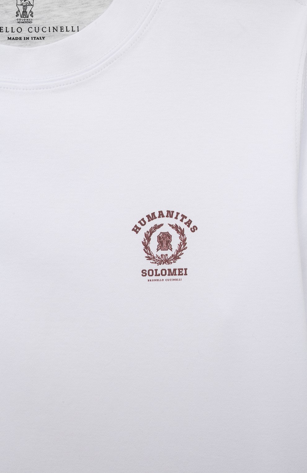 Хлопковая футболка BRUNELLO CUCINELLI, арт. B0T61T104C, фото 3