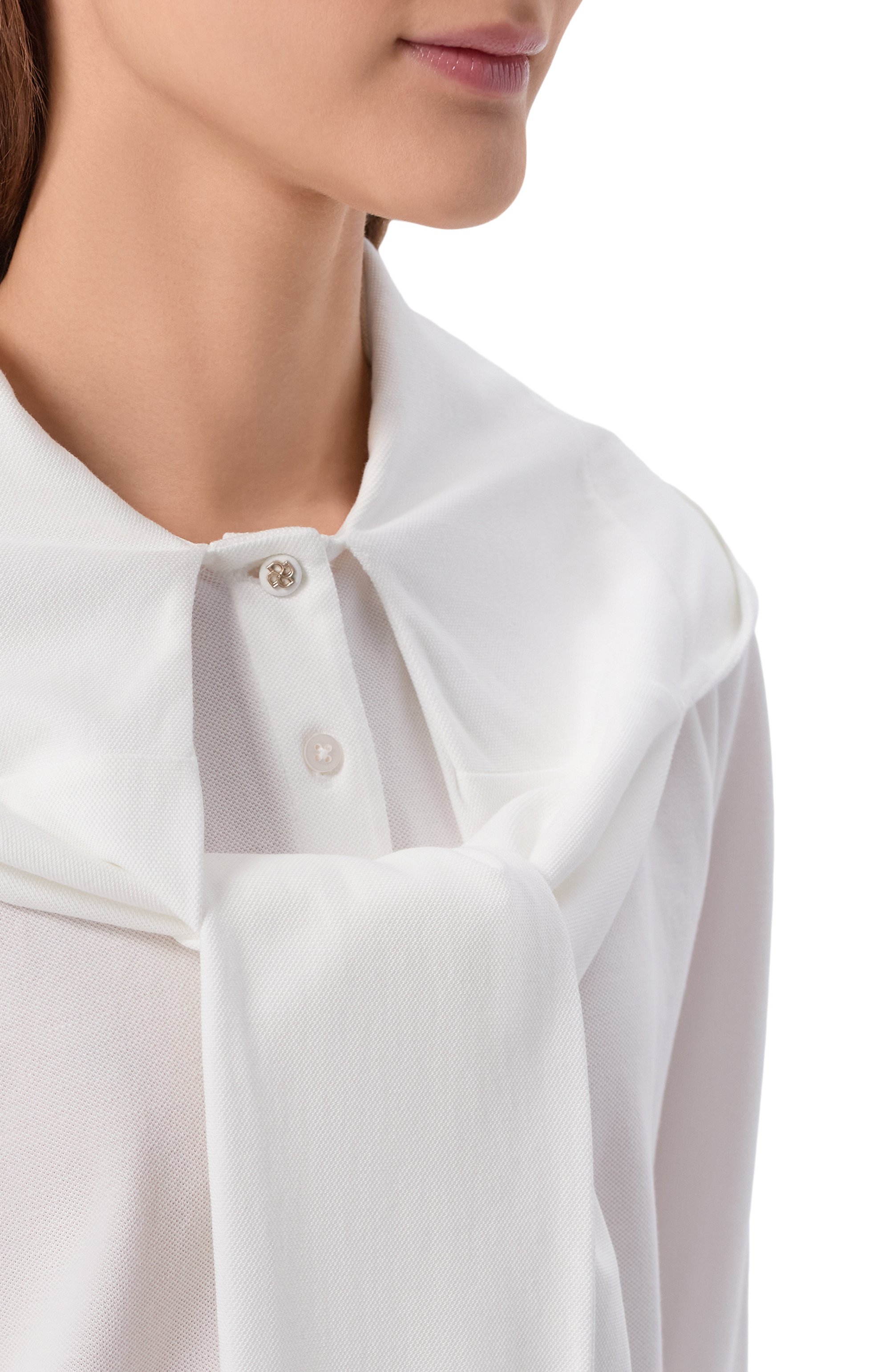 Хлопковый пуловер DOROTHEE SCHUMACHER, арт. 428403, фото 5