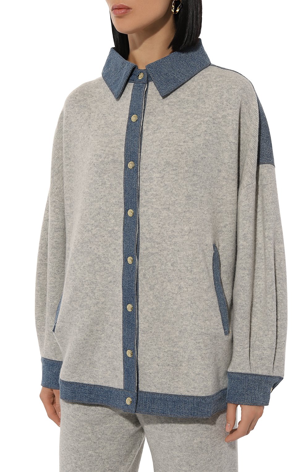 Рубашка из шерсти и кашемира MAX AND MOI, арт. LINA, фото 3