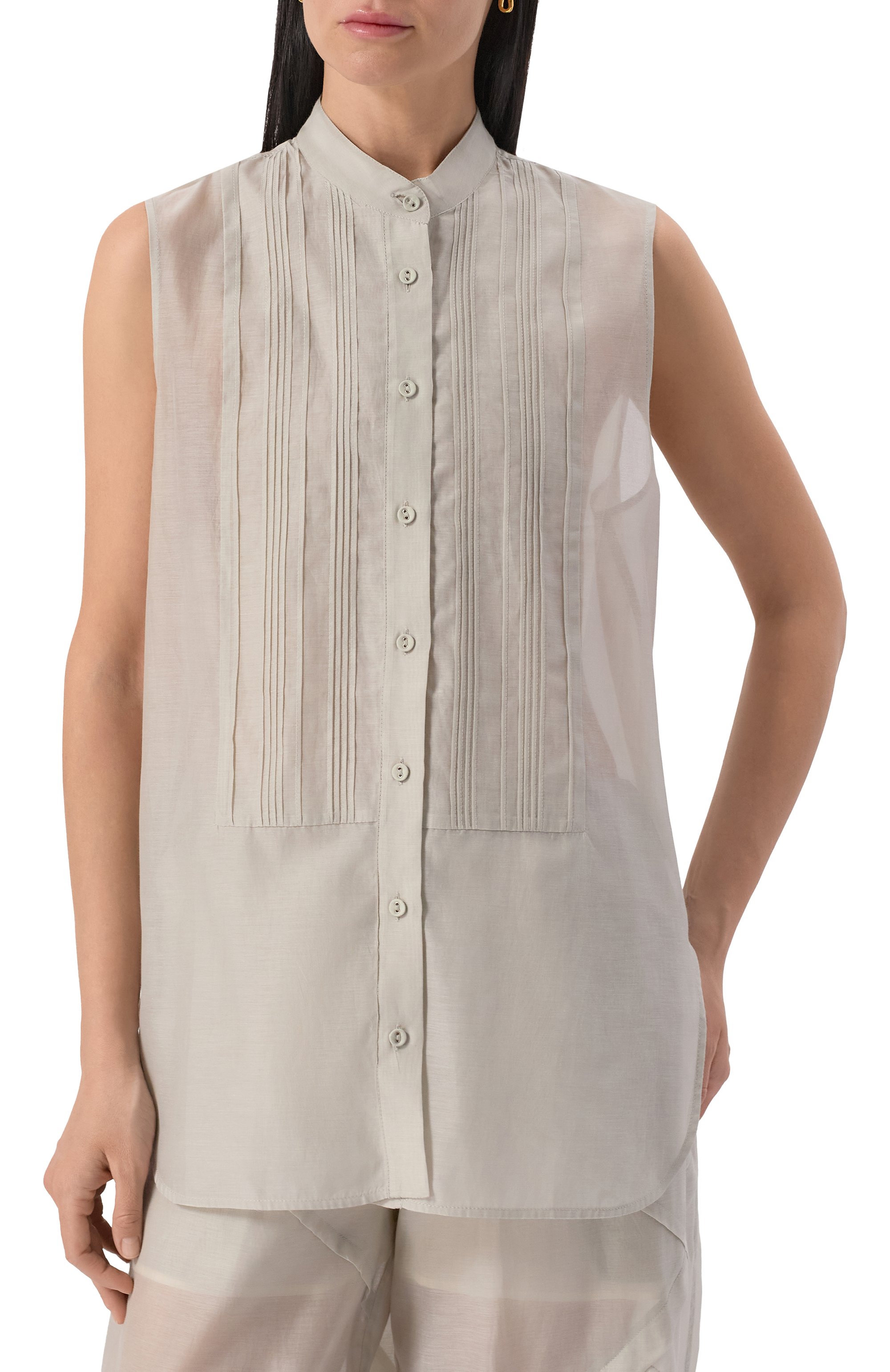 Рубашка из хлопка и шелка CO, арт. 2963CSVS-S25, фото 3