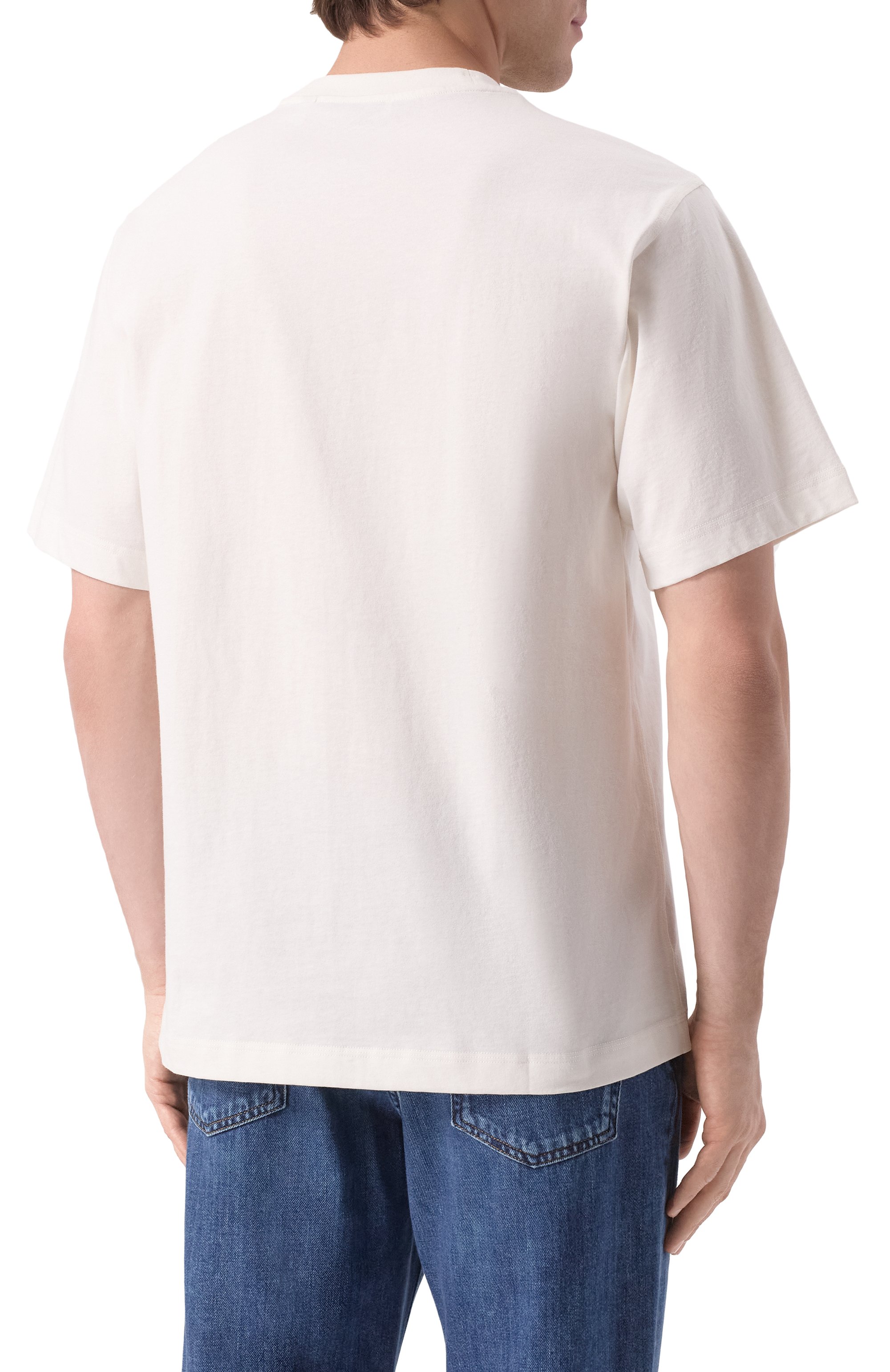 Хлопковая футболка BURBERRY, арт. 8108169, фото 4