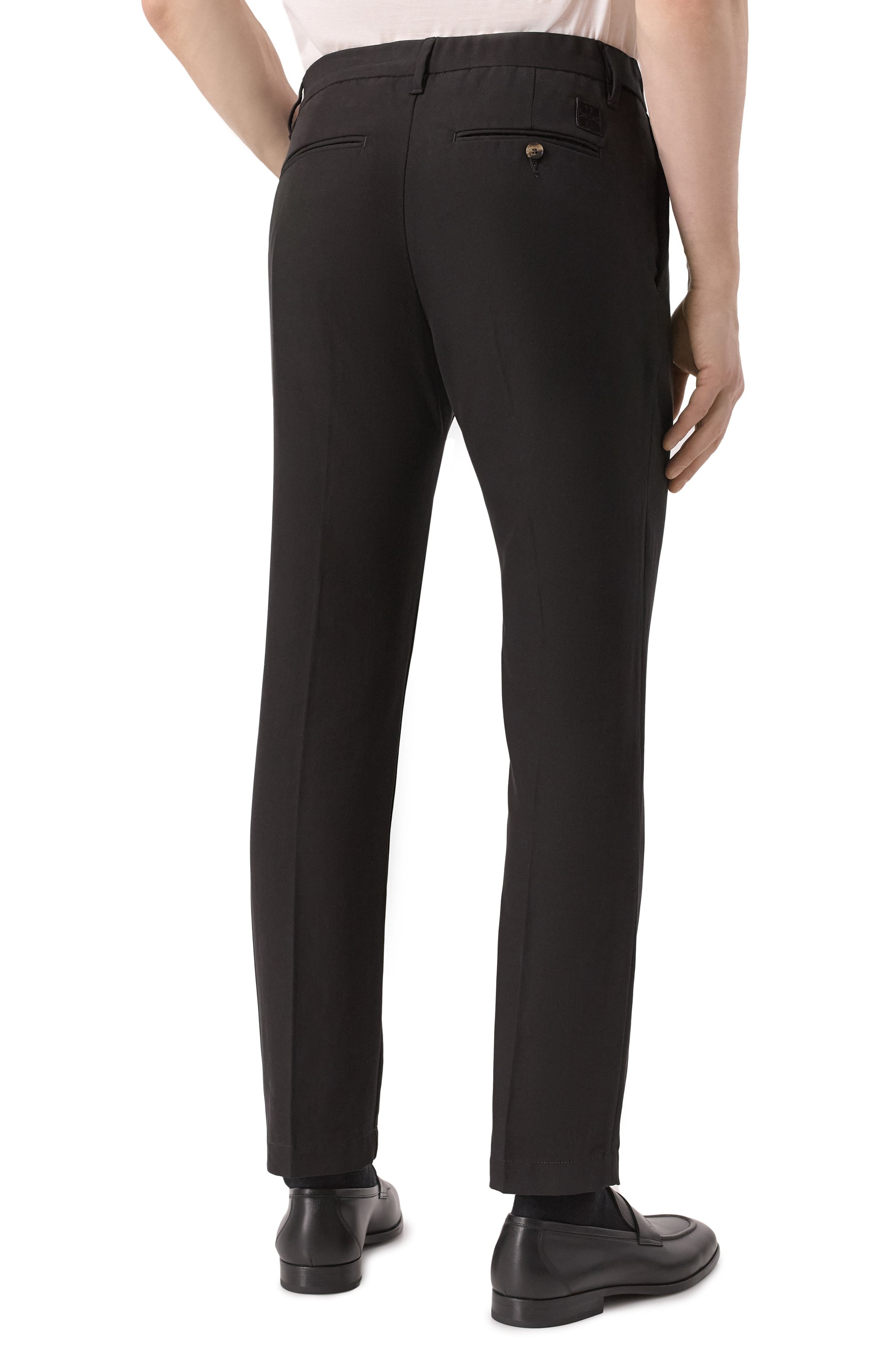 Брюки JACOB COHEN черного цвета по цене 63800 руб., арт. 25E P/JUM_PT026 001 T773A RW, фото 4 Брюки JACOB COHEN, арт. 25E P/JUM_PT026 001 T773A RW, фото 4