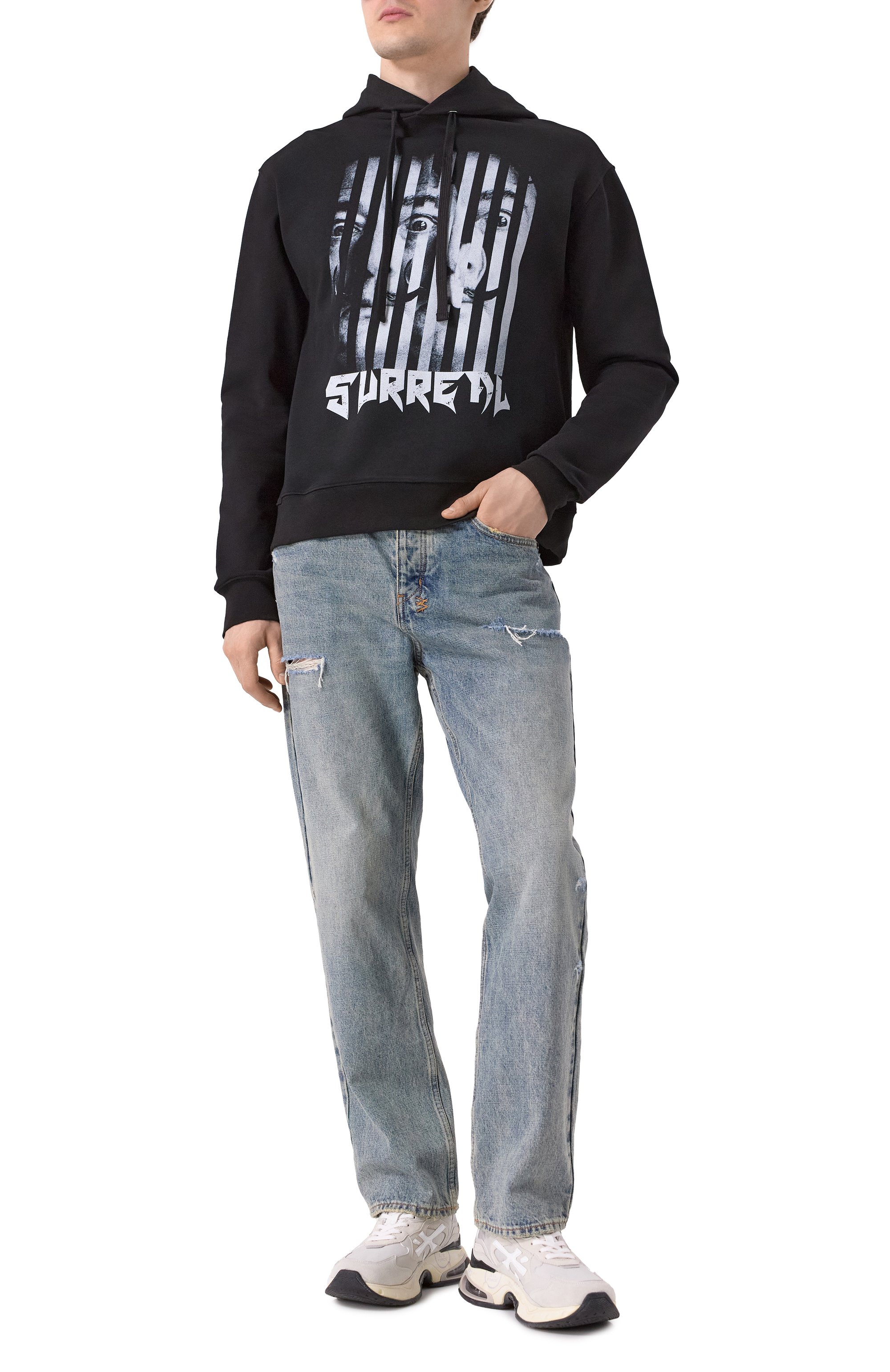 Хлопковое худи DIEGO VENTURINO, арт. DVFLHSDS, фото 2