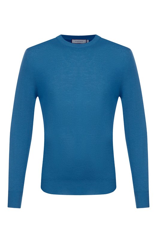 Шерстяной джемпер Canali C0012/MK01149 Синий C0012/MK01149