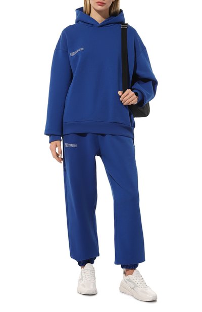 Хлопковое худи PANGAIA синего цвета по цене 16410 руб., арт. Island Hoodie, фото 2 Хлопковое худи PANGAIA, арт. Island Hoodie, фото 2