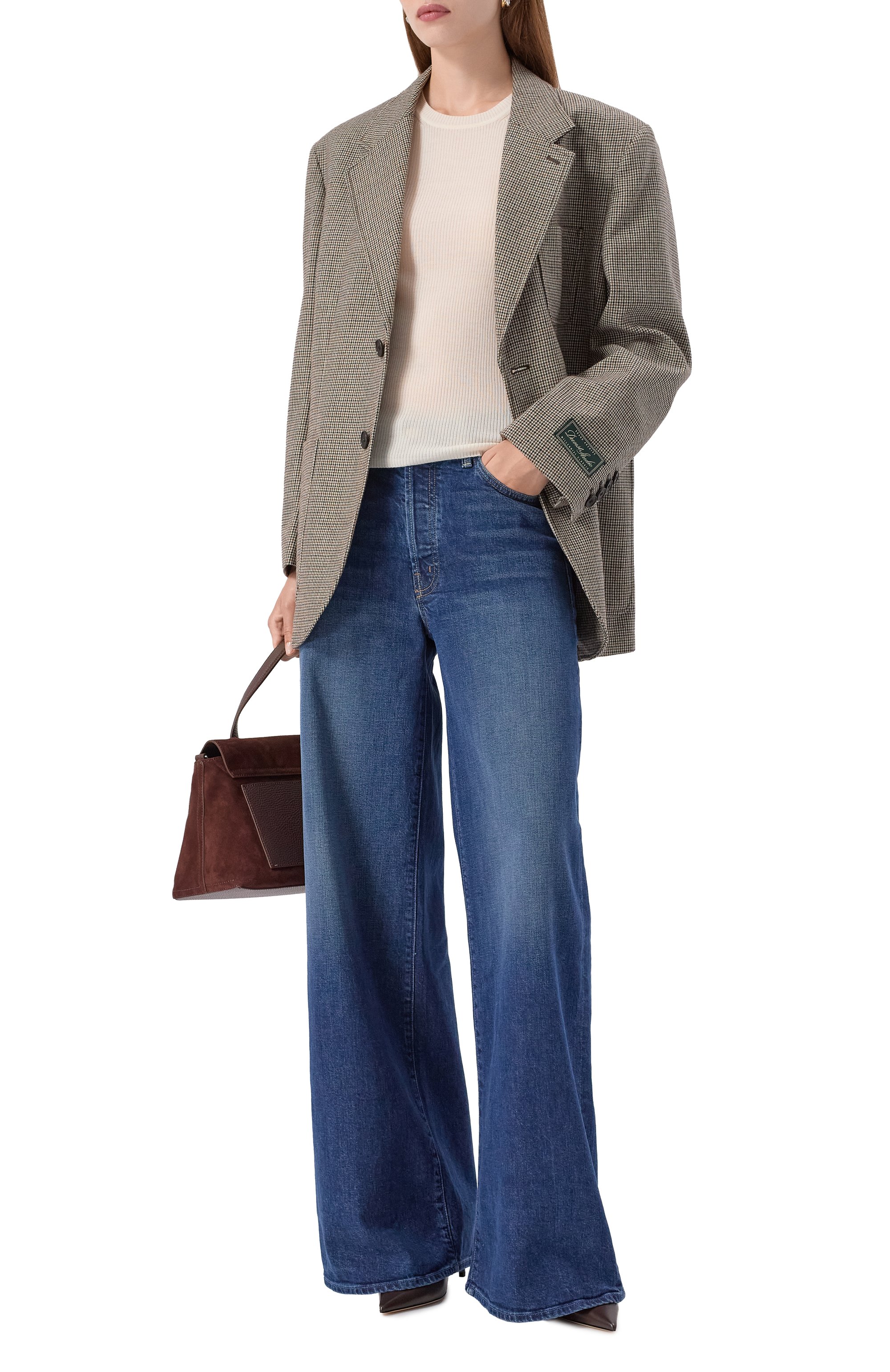 Жакет DUNST коричневого цвета по цене 35500 руб., арт. UDJA5C104W2, фото 2 Жакет DUNST, арт. UDJA5C104W2, фото 2