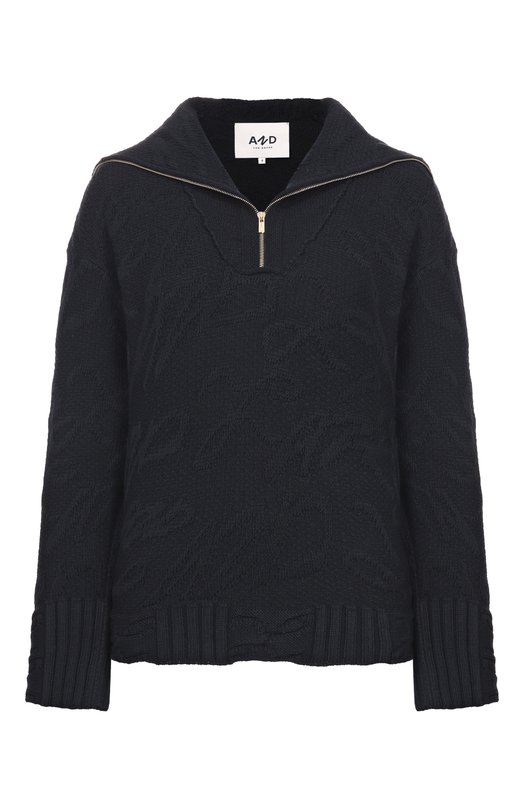 Свитер из хлопка и вискозы AND the brand S26-JM056-0704-900 Чёрный S26-JM056-0704-900