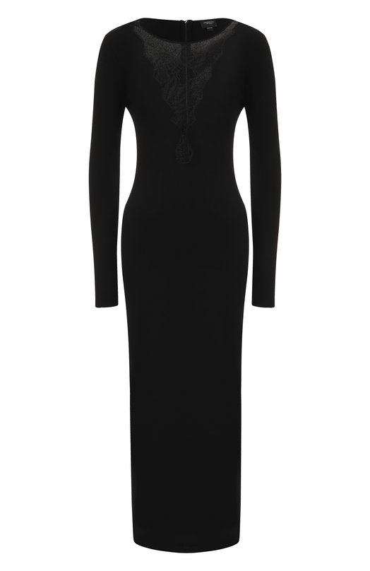 Платье из вискозы Giambattista Valli 25FWPVCM00M3/09VIP Чёрный 25FWPVCM00M3/09VIP